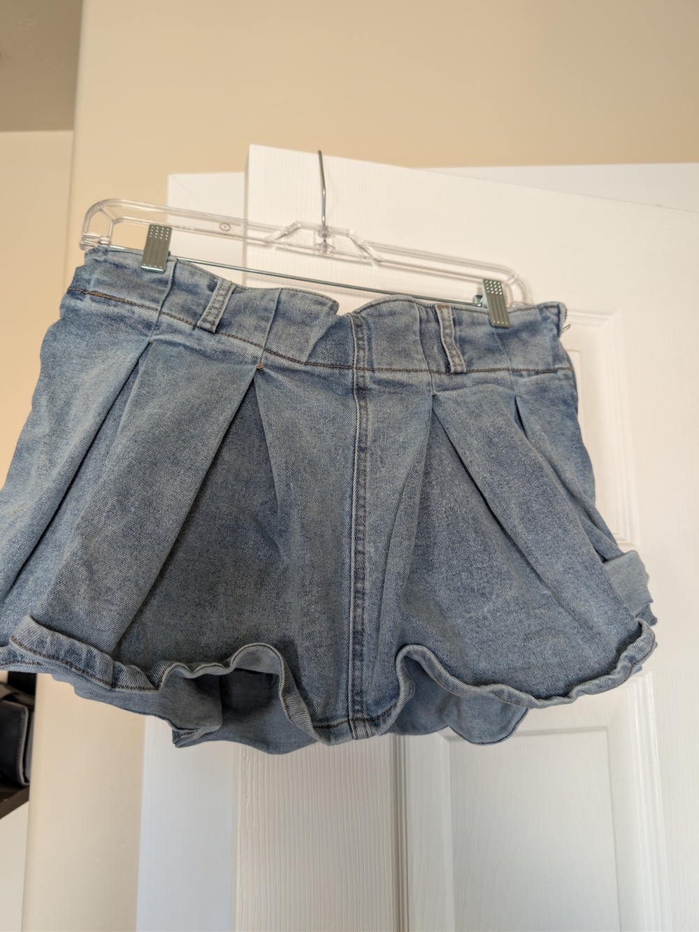 Light Blue Denim Y2K Skort